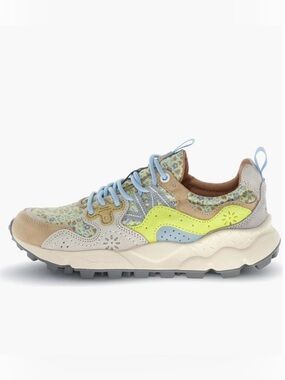 NWT Flower Mountain Yamano 3 Sneaker in Cream Yellow